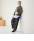 【WEB限定 Wardrobe DAILY MINIMAL】バイカラー ジップ カーディガン