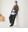 【WEB限定 Wardrobe DAILY MINIMAL】バイカラー ジップ カーディガン