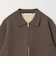 【WEB限定 Wardrobe DAILY MINIMAL】バイカラー ジップ カーディガン