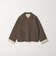 【WEB限定 Wardrobe DAILY MINIMAL】バイカラー ジップ カーディガン
