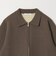 【WEB限定 Wardrobe DAILY MINIMAL】バイカラー ジップ カーディガン