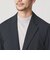 【WEB限定 WARDROBE SMART】マシーンウォッシャブル ウールミックス ジャケット クルーネック ニット