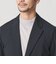 【WEB限定 WARDROBE SMART】マシーンウォッシャブル ウールミックス ジャケット クルーネック ニット