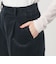コットン コーデュロイ ストレート パンツ ウォッシャブル