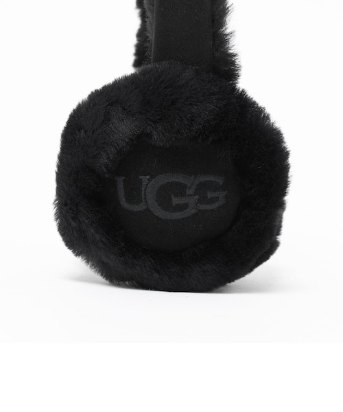 UGG＞シープスキン エンブロイダリー イヤーマフ｜ビューティー