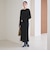 【WEB限定 Wardrobe DAILY MINIMAL】リブニット フレアワンピース