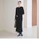 【WEB限定 Wardrobe DAILY MINIMAL】リブニット フレアワンピース