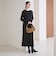 【WEB限定 Wardrobe DAILY MINIMAL】リブニット フレアワンピース