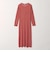 【WEB限定 Wardrobe DAILY MINIMAL】リブニット フレアワンピース