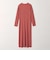 【WEB限定 Wardrobe DAILY MINIMAL】リブニット フレアワンピース