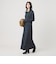 【WEB限定 Wardrobe DAILY MINIMAL】リブニット フレアワンピース