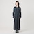 【WEB限定 Wardrobe DAILY MINIMAL】リブニット フレアワンピース