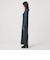 【WEB限定 Wardrobe DAILY MINIMAL】リブニット フレアワンピース