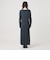 【WEB限定 Wardrobe DAILY MINIMAL】リブニット フレアワンピース