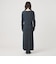 【WEB限定 Wardrobe DAILY MINIMAL】リブニット フレアワンピース