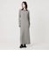 【WEB限定 Wardrobe DAILY MINIMAL】リブニット フレアワンピース