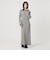 【WEB限定 Wardrobe DAILY MINIMAL】リブニット フレアワンピース
