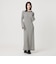 【WEB限定 Wardrobe DAILY MINIMAL】リブニット フレアワンピース