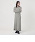 【WEB限定 Wardrobe DAILY MINIMAL】リブニット フレアワンピース