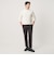 【WEB限定 WARDROBE SMART】マシーンウォッシャブル ウールミックス アゼ クルーネック