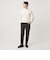 【WEB限定 WARDROBE SMART】マシーンウォッシャブル ウールミックス アゼ クルーネック