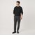 【WEB限定 WARDROBE SMART】マシーンウォッシャブル ウールミックス アゼ クルーネック