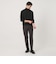 【WEB限定 WARDROBE SMART】マシーンウォッシャブル ウールミックス アゼ タートルネック