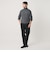 【WEB限定 WARDROBE SMART】マシーンウォッシャブル ウールミックス アゼ タートルネック