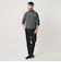 【WEB限定 WARDROBE SMART】マシーンウォッシャブル ウールミックス アゼ タートルネック