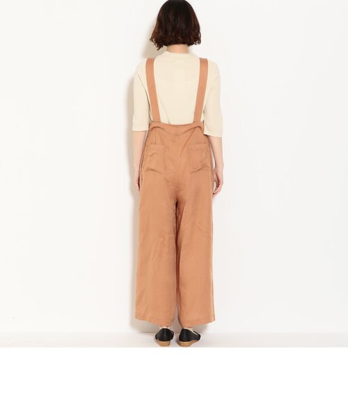 ★green label relaxing リヨセル スカーチョ★ベージュ グリーンレーベルリラクシング UNITED ARROWS 38 M 麻レーヨン ガウチョパンツ