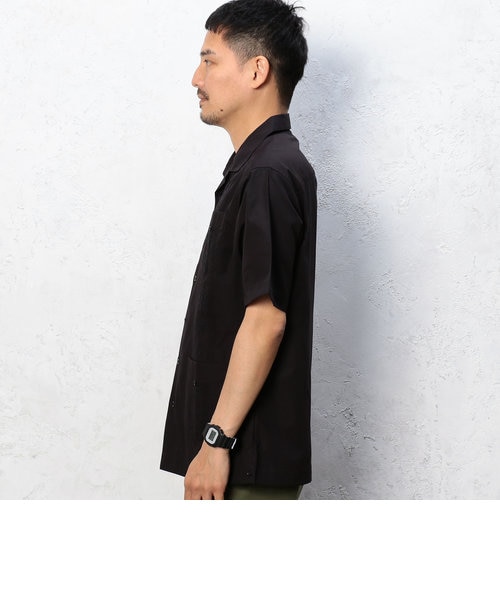 Havanera ハバネラ 開襟シャツ キューバシャツ XL ブラック 黒 ハバネラ] SC☆HAVANERA キューバシャツ｜グリーンレーベル