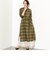 NFC チェック ロング シャツワンピース