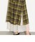 NFC チェック ロング シャツワンピース