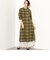 NFC チェック ロング シャツワンピース