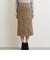 FM ヒョウ/ムジ ノータック スカート