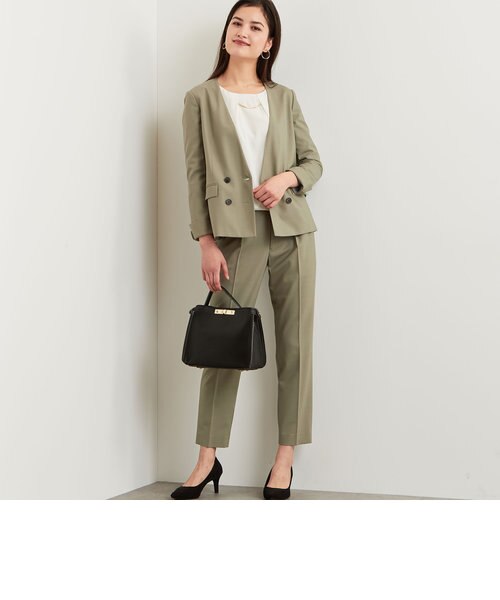 カチリラ] ◇D ノーラペル ダブル ジャケット｜グリーンレーベル