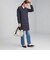 【WEB限定】＜TAION (タイオン)＞ Vネック ロング インナー ダウン ジャケット