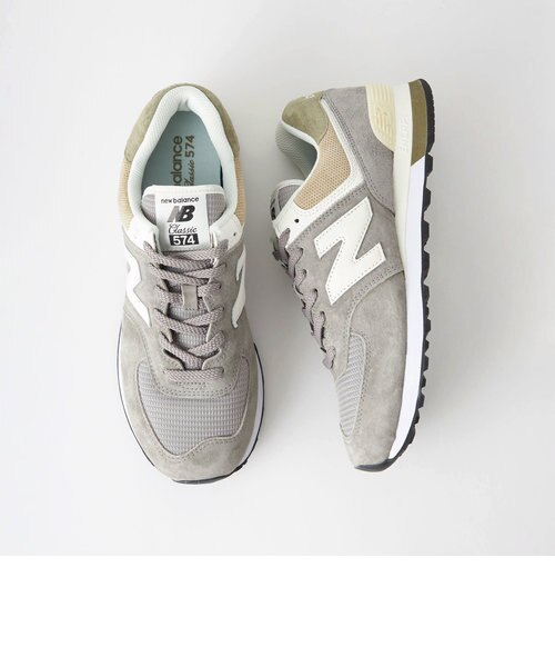 New Balance(ニューバランス)＞ML574 スニーカー｜グリーン