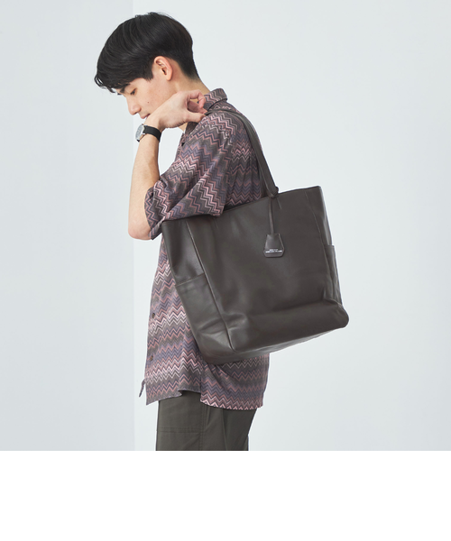 SC GLR ファンクショナル レザー トートバッグ タテ V2｜グリーン