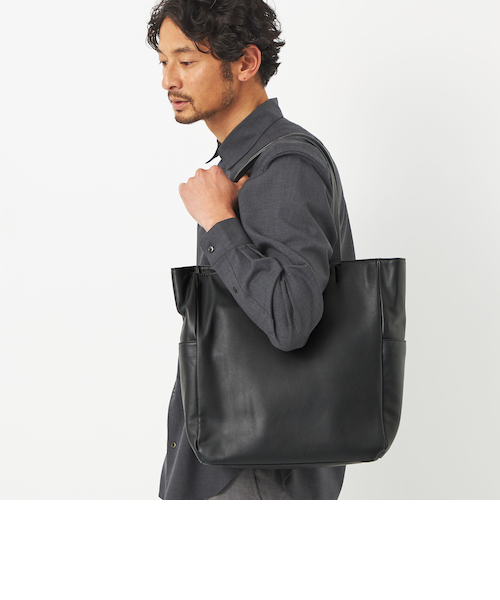 SC GLR ファンクショナル レザー トートバッグ タテ V2