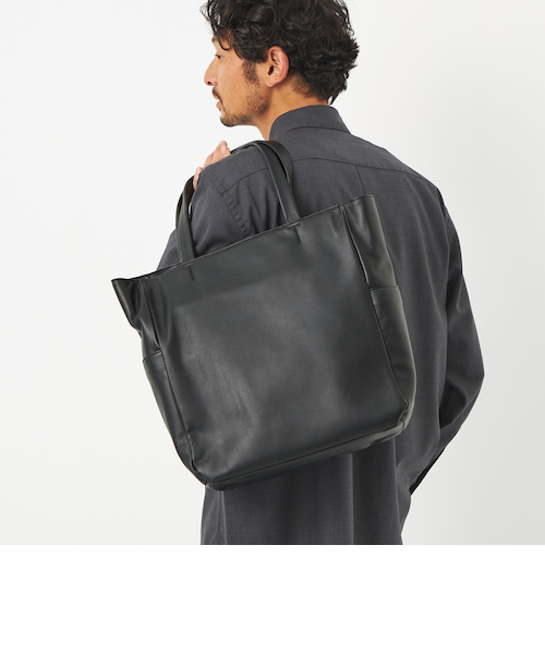 SC GLR ファンクショナル レザー トートバッグ タテ V2｜グリーン