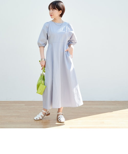 WEB限定】［XS/H148-155cm］バルーンスリーブ ワンピース