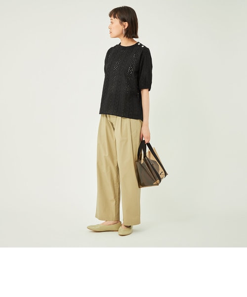 MEYAME×green label relaxing 別注 レース ブラウス 別注】＜MEYAME×green label relaxing＞ レース ブラウス
