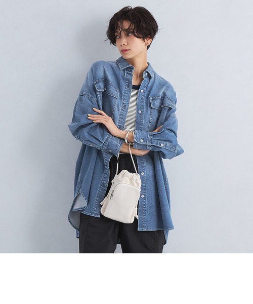 green label relaxing×NEEDBY デニムシャツ デニム スタンダード シャツ