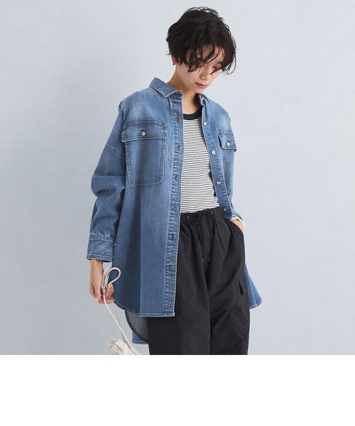グリーンレーベルリラクシング　Healthy DENIM デニムシャツ 別注】＜HEALTHY DENIM＞Almond デニム シャツ｜グリーンレーベル