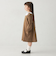 チェック シロエリ ワンピース / キッズ 100cm-130cm