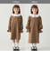 チェック シロエリ ワンピース / キッズ 100cm-130cm