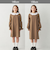 チェック シロエリ ワンピース / キッズ 140cm-160cm