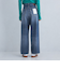 ［size SHORT/TALLあり］ワイド デニム パンツ