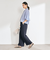 【WEB限定】＜at ease＞オルマイ ワイド パンツ -マシンウォッシャブル・ストレッチ・帯電防止-